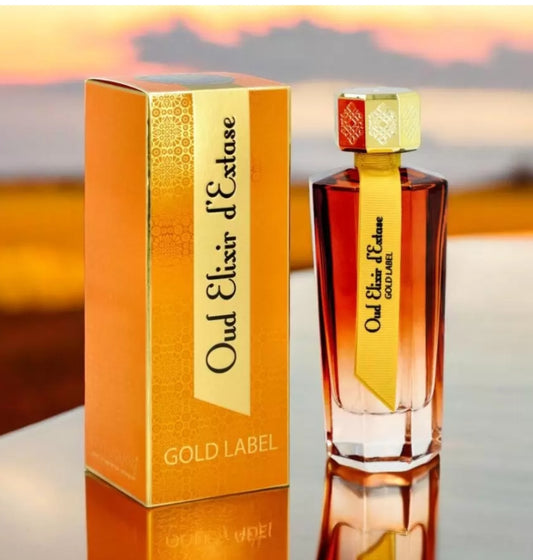 Eau de parfum mixte Oud Elixir d'extase Gold Label 100ml