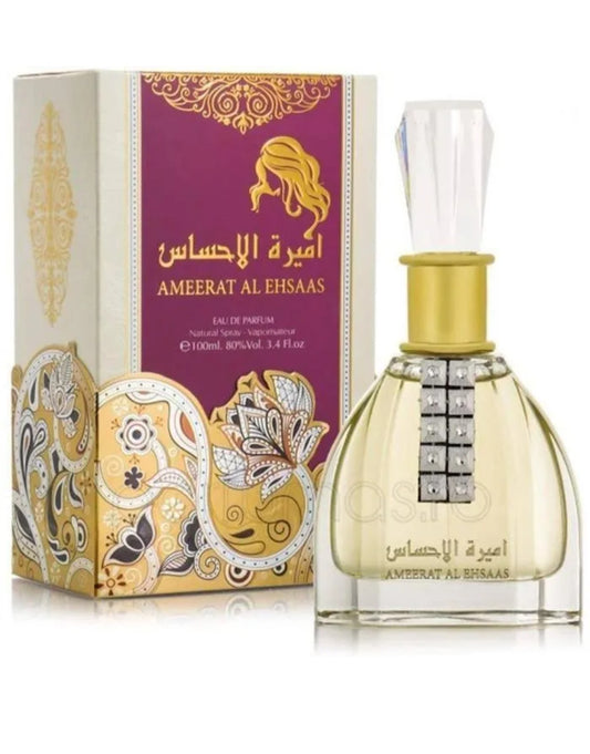 Eau de Parfum pour femme Ameerat Al Ehsaas de Ard Al Zaafaran 100ml