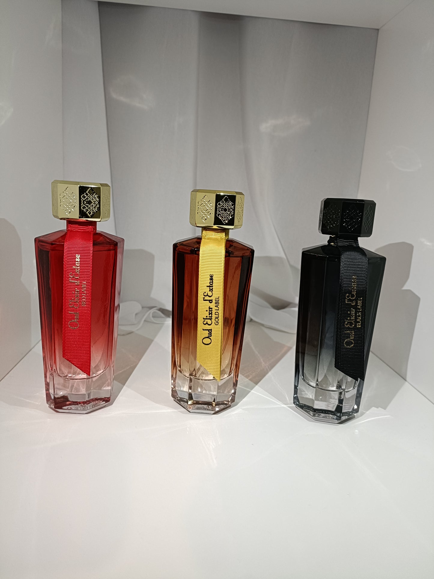 Lot de 3 Eaux de parfum 100ml Oud Elixir d'extase